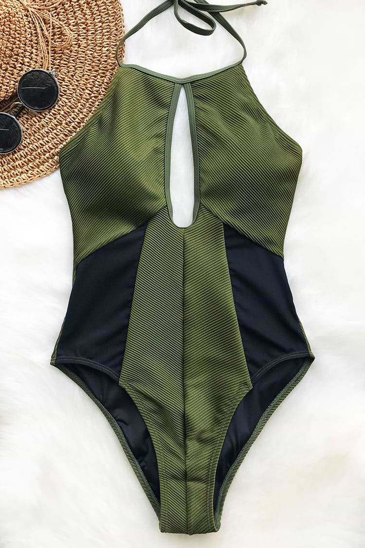 Hear The Lullaby Mesh One-piece Swimsuit