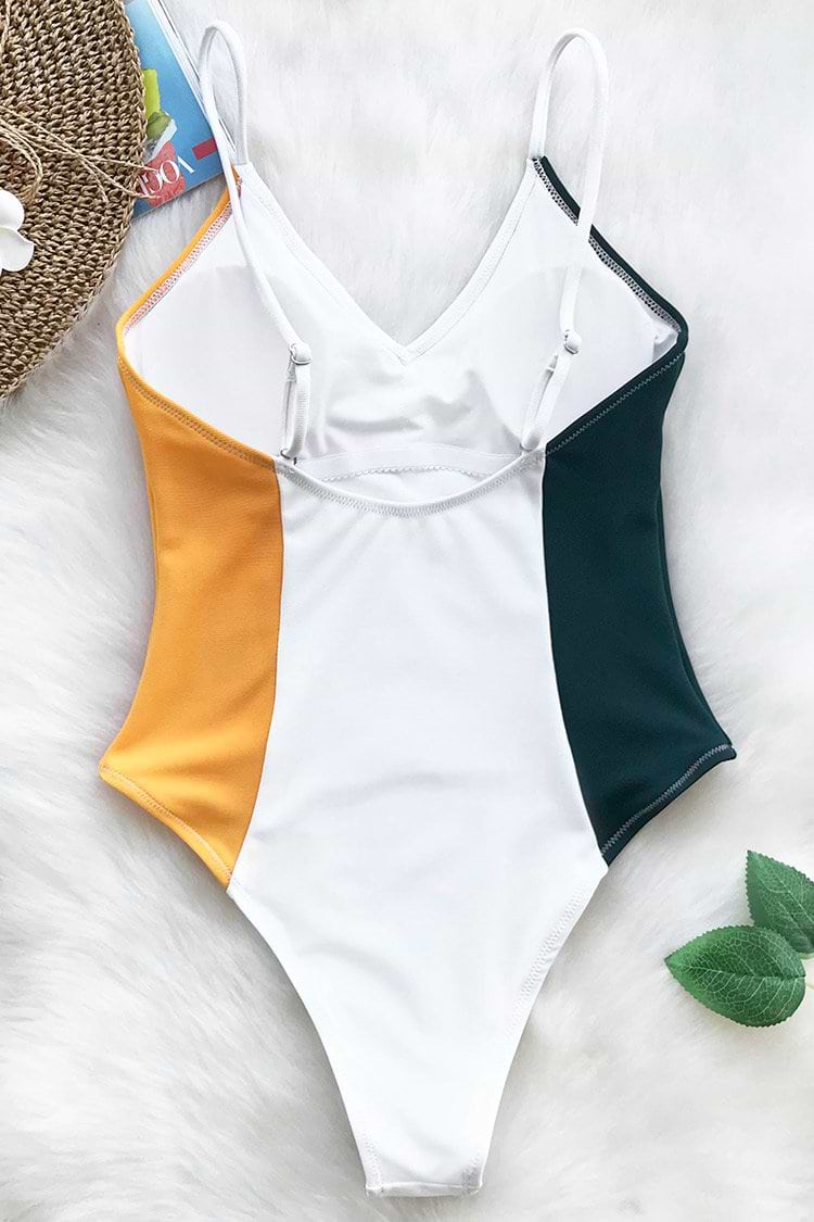 Forever Young V-neck One-piece Swimsuit