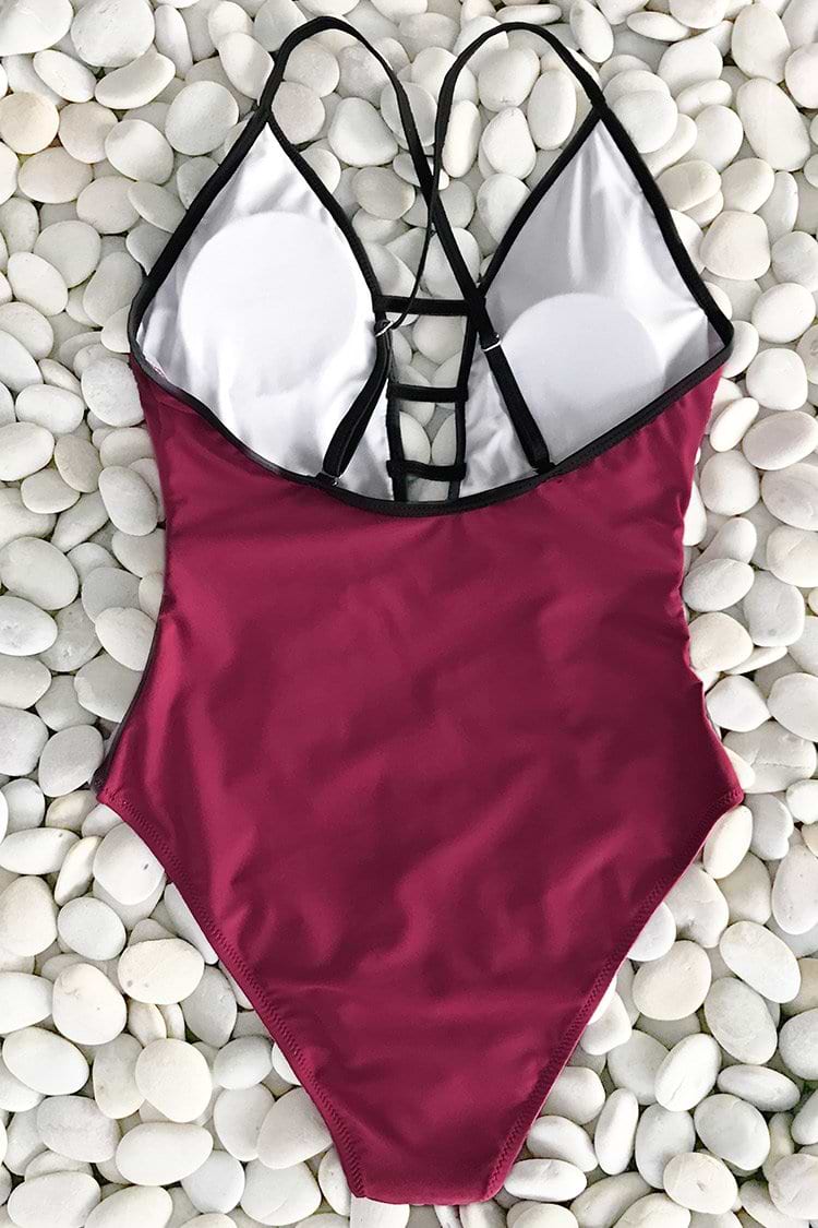 Stay Together Mesh One-piece Swimsuit