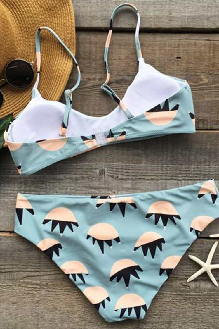 See You There Bear Claw Printing Bikini Set