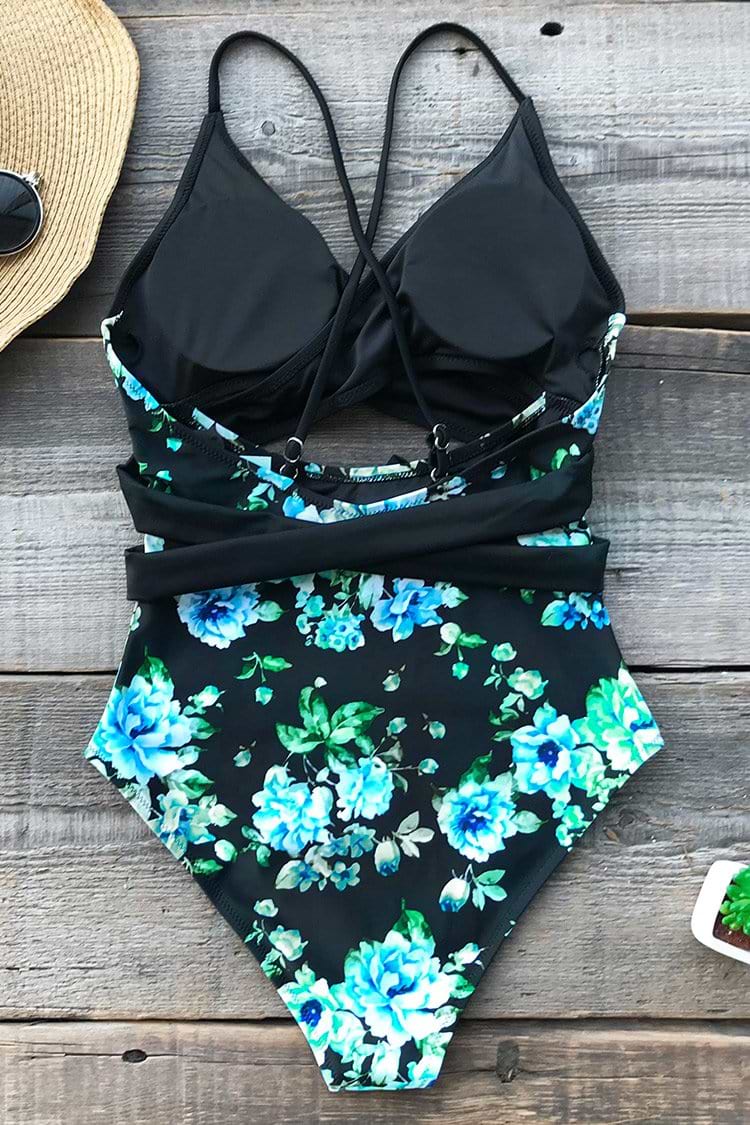 Elf Story Cross One-piece Swimsuit