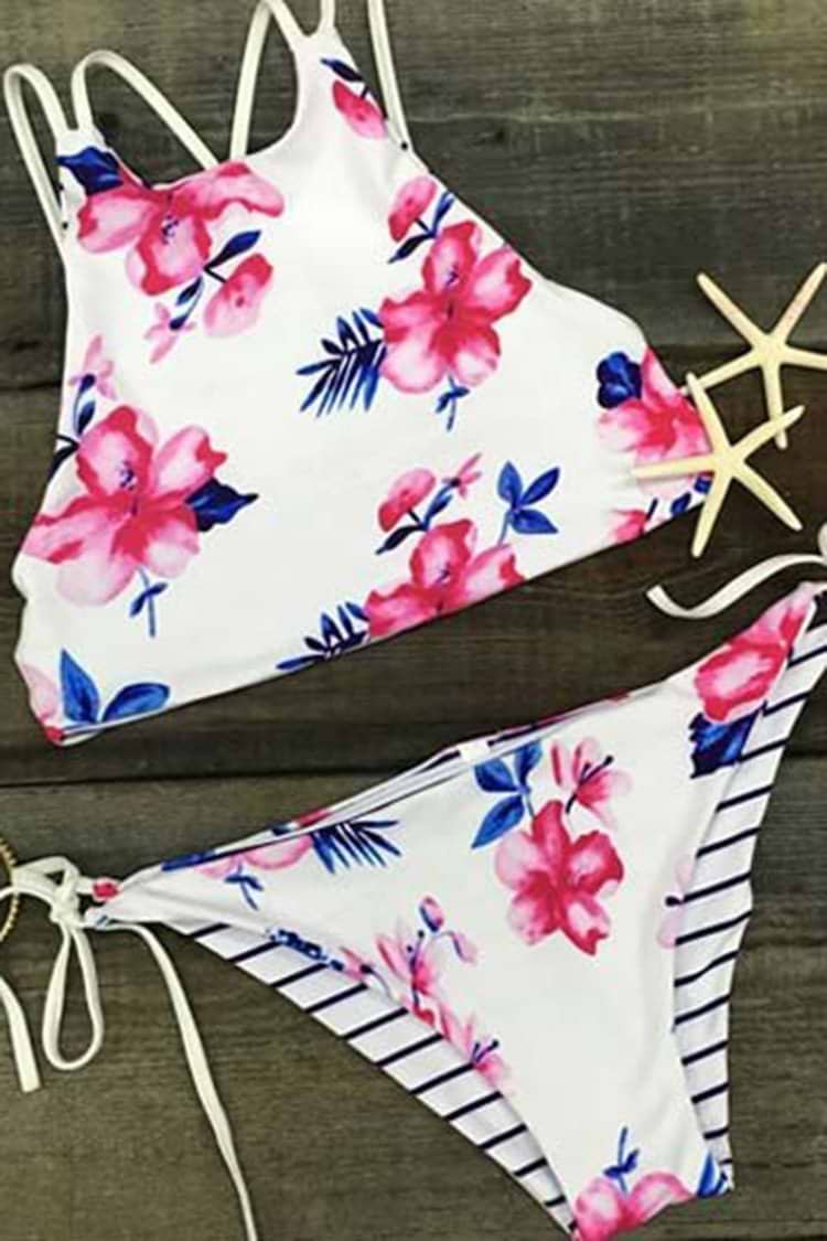 Fallin' For You Floral Bikini