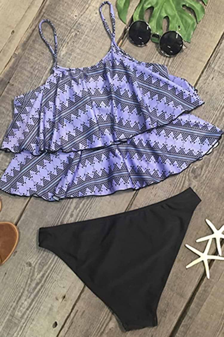 Sun and Dance Falbala Bikini Set