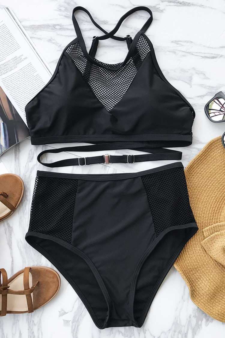 Mystery Night Cross Bikini Set