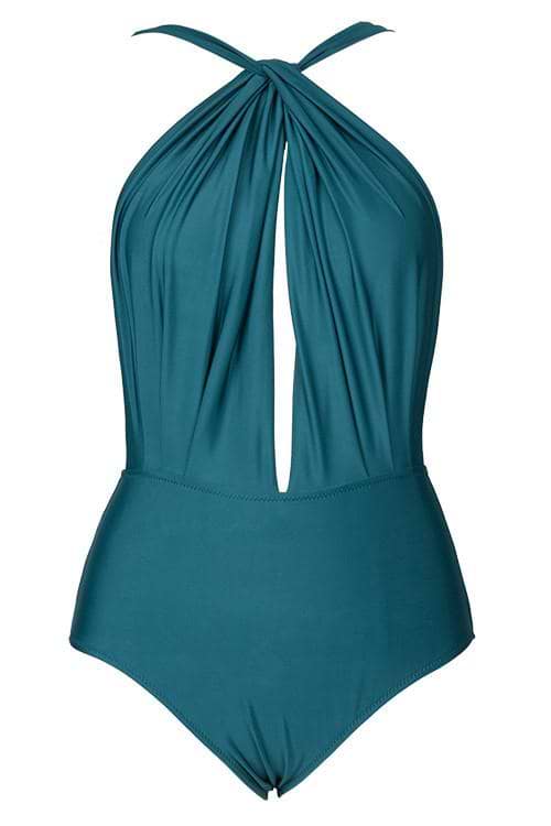 Deep End Plunging One-piece Swimsuit