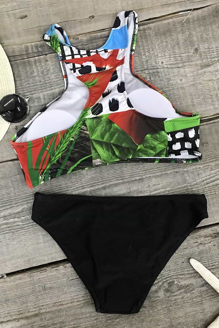 Summer Nights Floral Tank Bikini Set