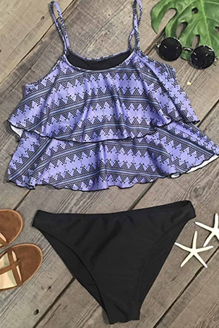 Sun and Dance Falbala Bikini Set