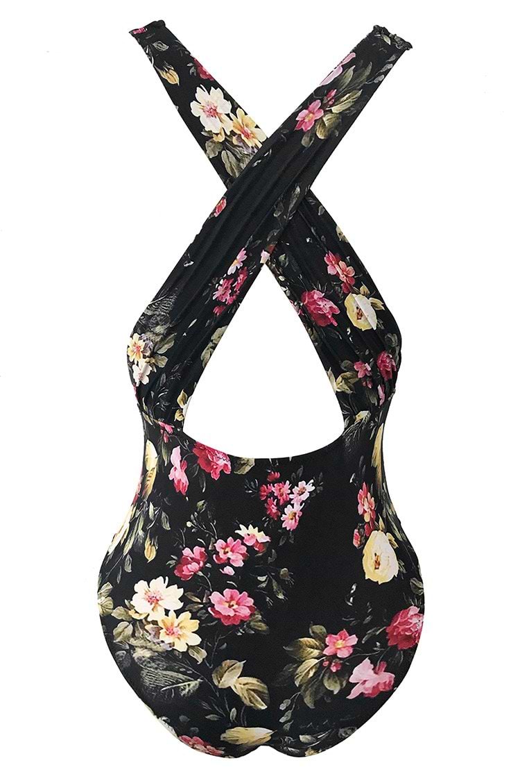 Shining Days Print One-piece Swimsuit