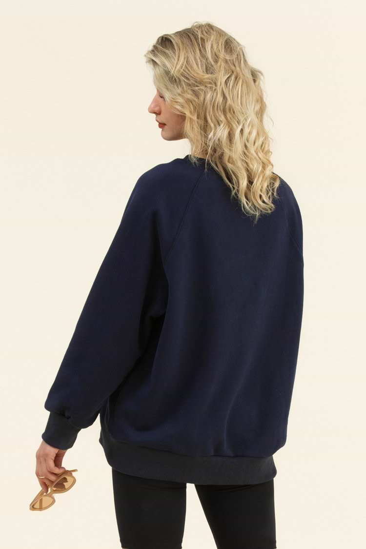 Sweatshirt mit Rundhalsausschnitt