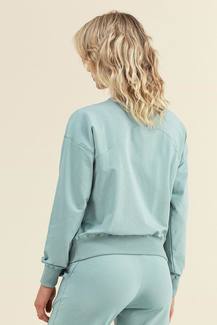 Langarm-Sweatshirt mit Rundhalsausschnitt