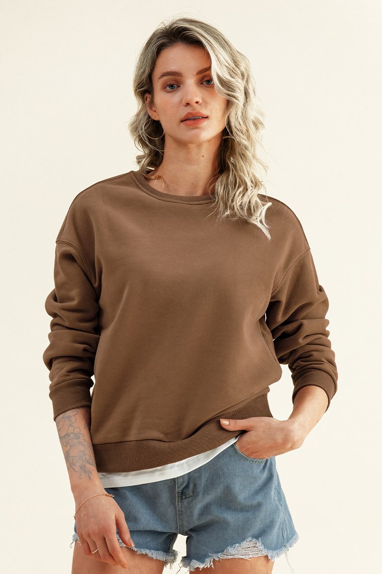 Last Dance Brown Crewneck Sweatshirt