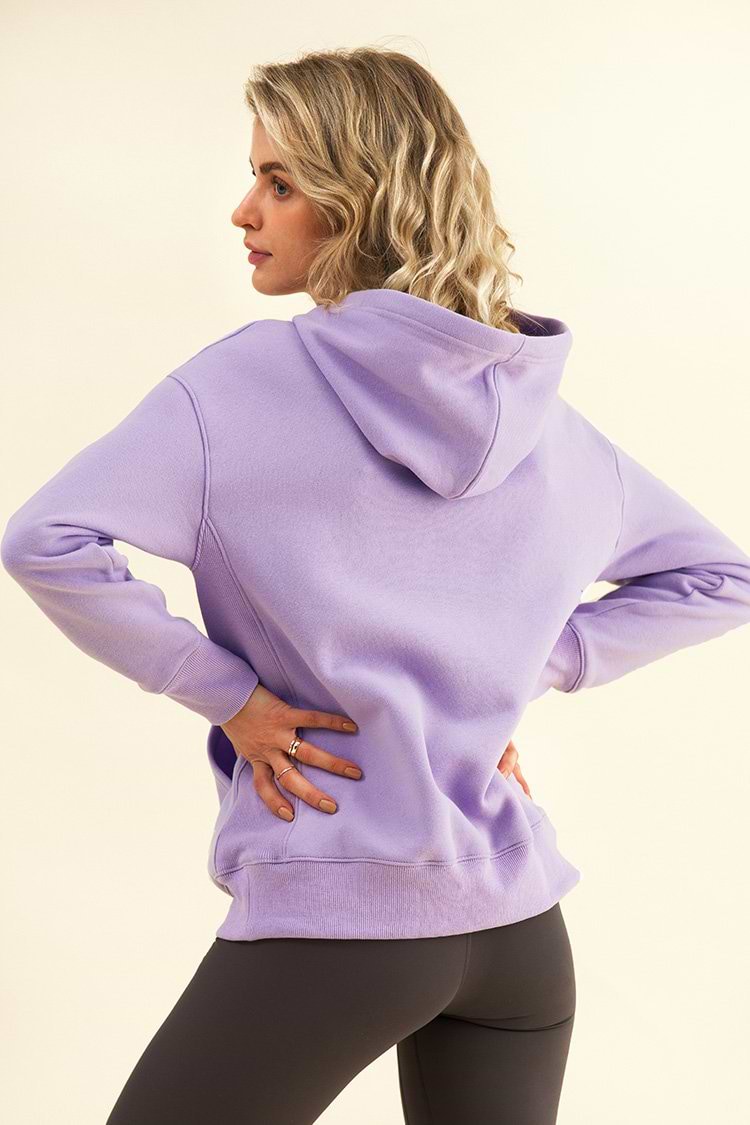 Angel Wing Purple Oversized Hoodie