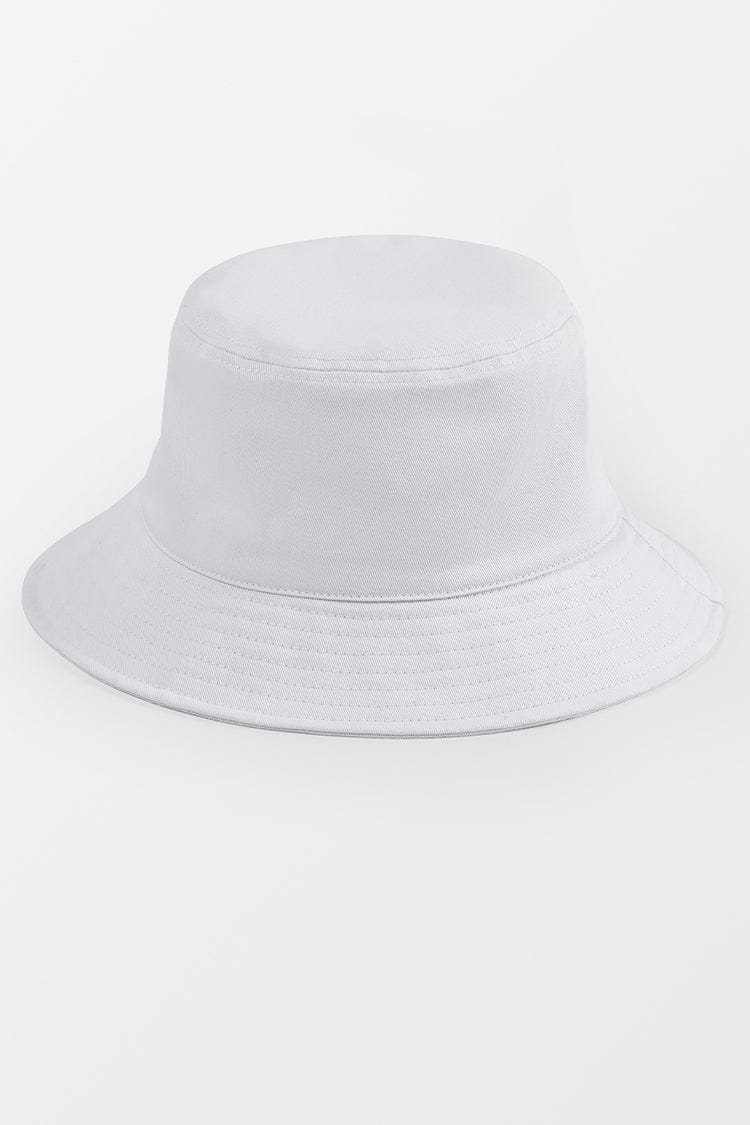 Maribel Minimalism White Bucket Hat