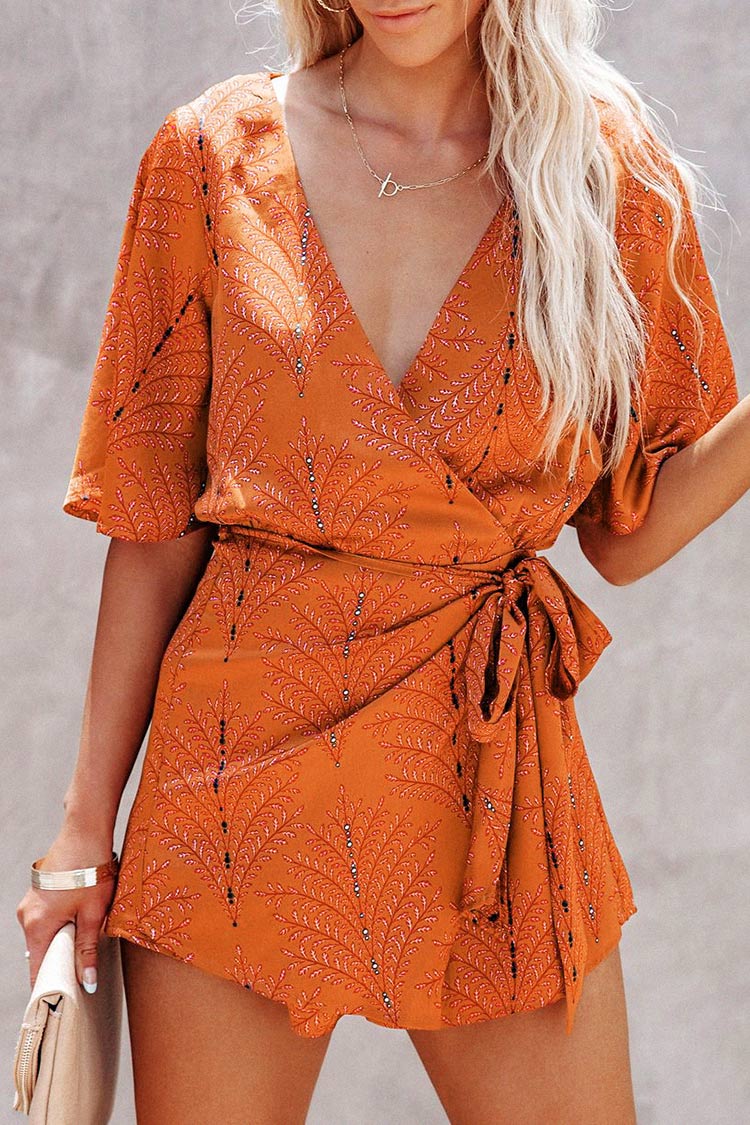 Romper mit tiefem Ausschnitt