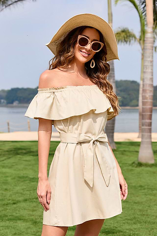 off the shoulder tie waist dress Amazon.com: Velius Women's Satin Tie Strap Knot Off The Shoulder Elegant  Ruched Bodycon Long Dress(Black,Small) : Clothing, Shoes & Jewelry