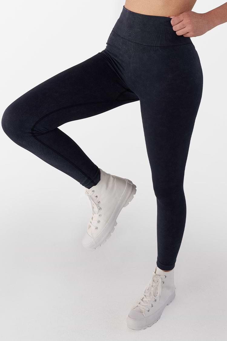 Perfectly Black High Elastic Waisted Leggings