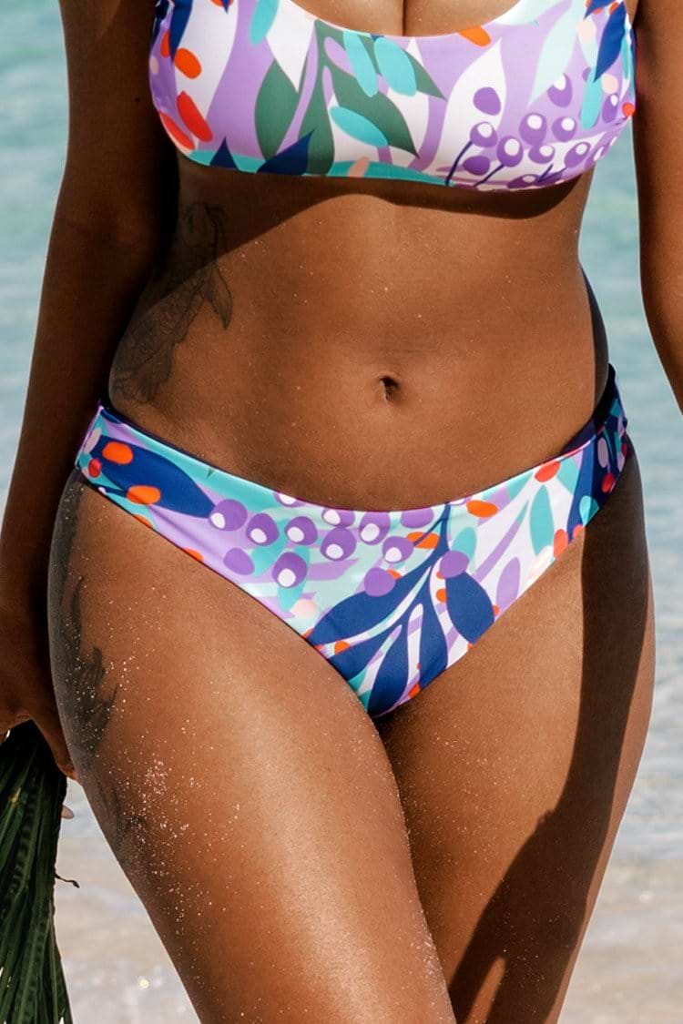 Calzón de bikini Barbara de cintura baja reversible