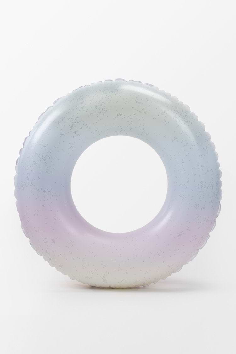 Anillo de Natación Inflable Rainbow Sherbet para Niños