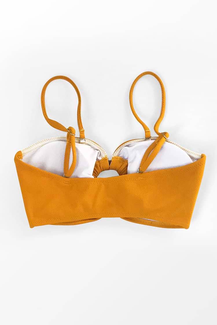 Orange O-Ring Bikinioberteil