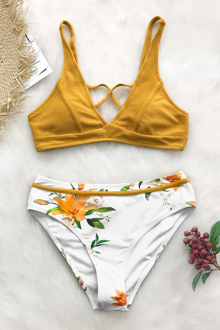 Sonnige Bucht Floral Bikini