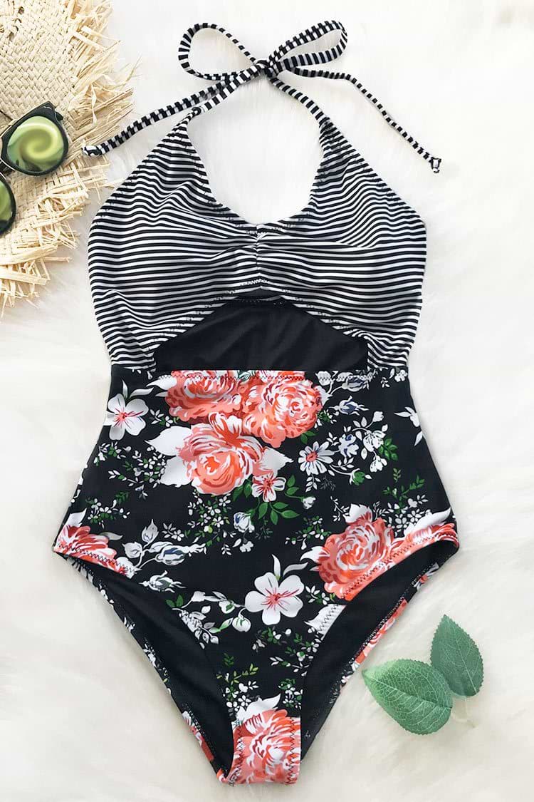 Geheimnisvoller Duft Drucken Badeanzug