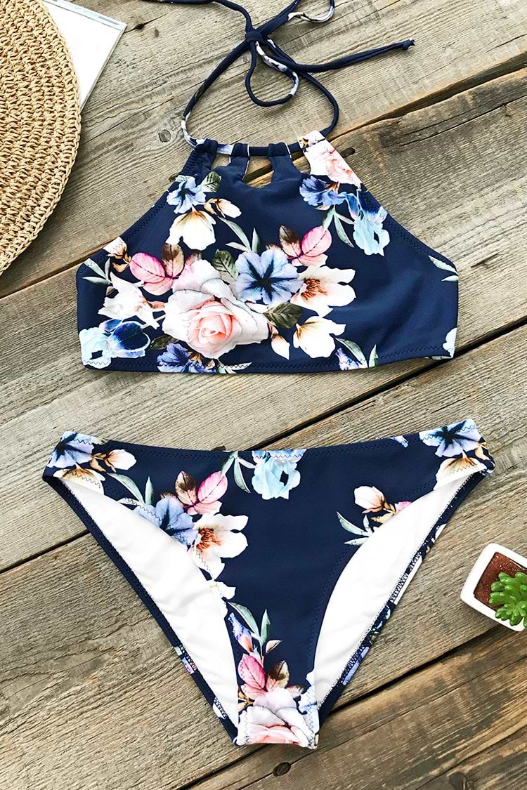 Rose Flüstern Floral Bikini