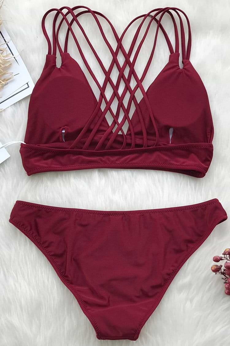 Mit Bänder Bikini