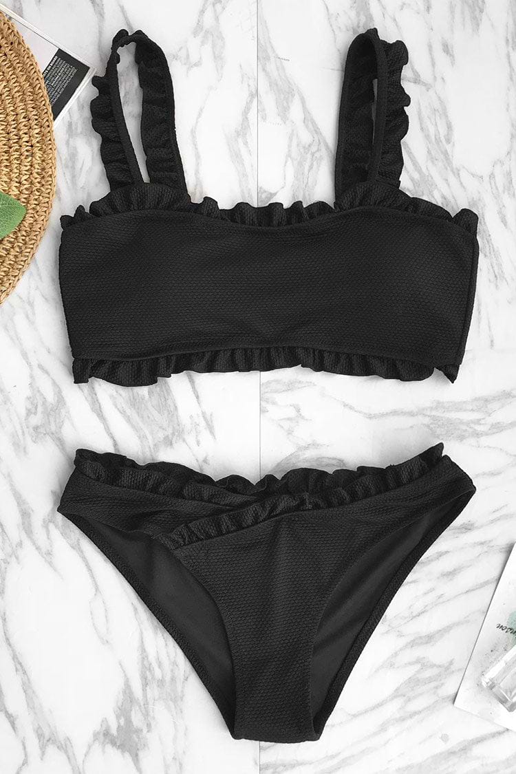 Einzige liebe Solid Bikini Anzug