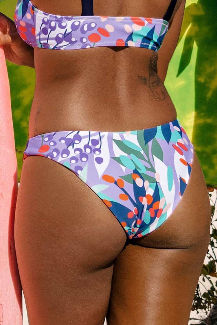 Calzón de bikini Barbara de cintura baja reversible