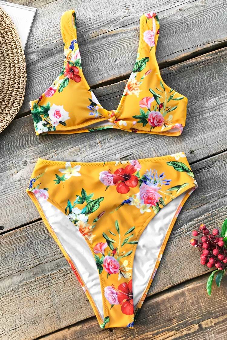 Soleil Brillant Bikini Imprimé