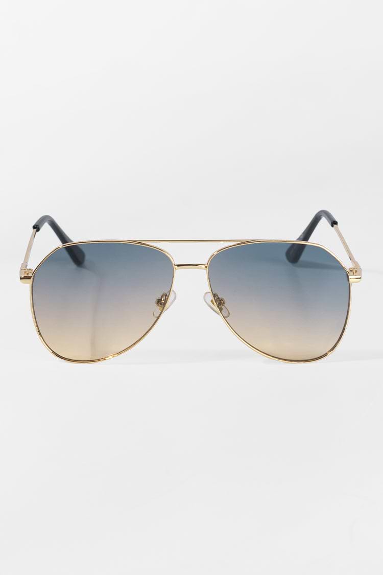 Lunettes de soleil aviateur en métal