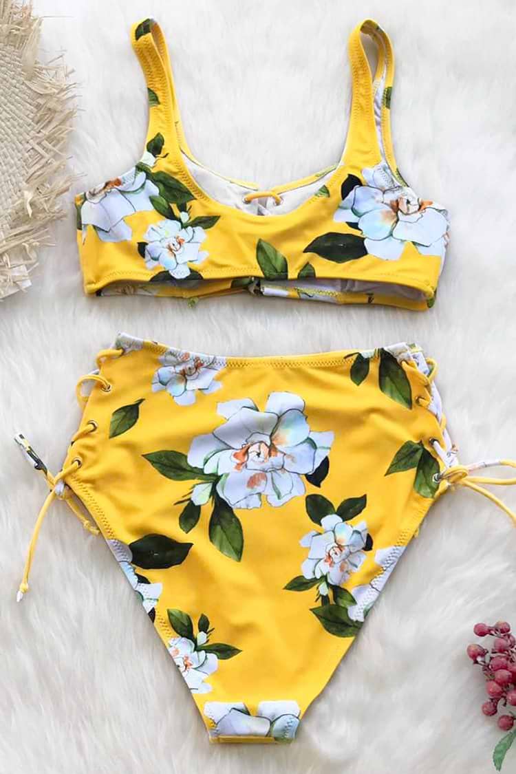 Ensoleillé Bikini Floral