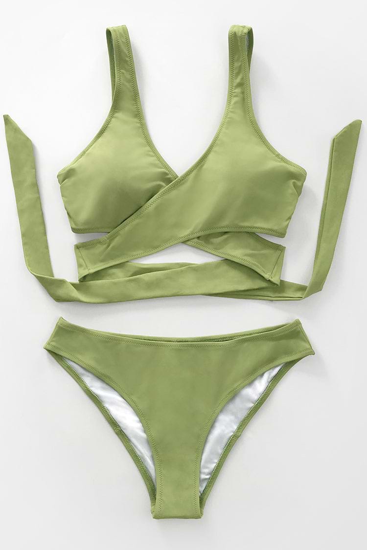 Bikini vert élégant