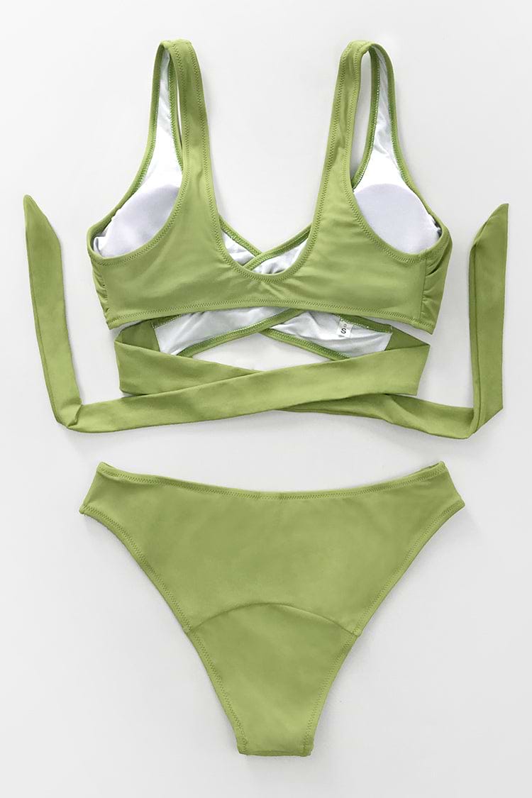 Bikini vert élégant