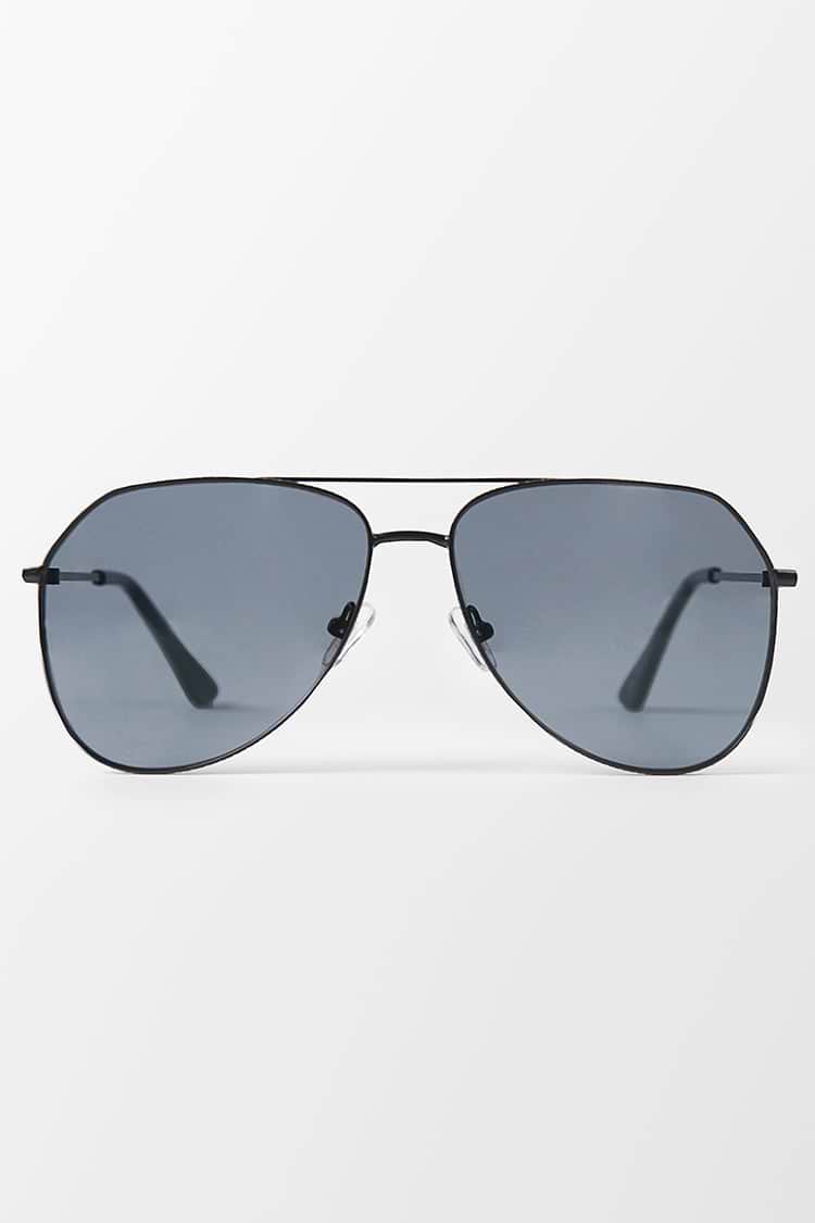 Moderne Aviator-Sonnenbrille aus Metall