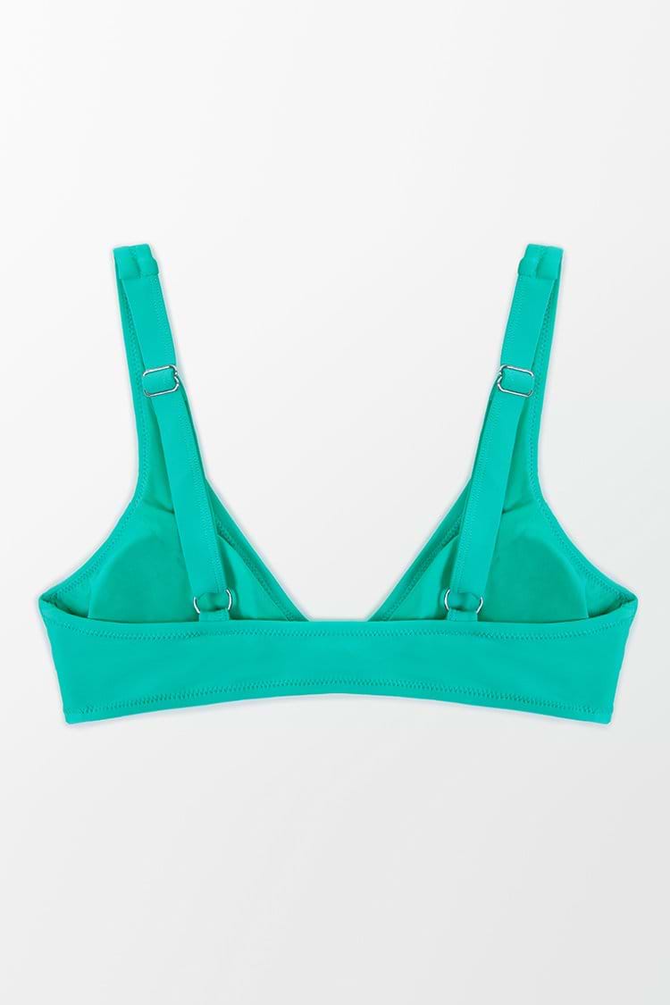 Top de bikini de tirantes anchos Amaya