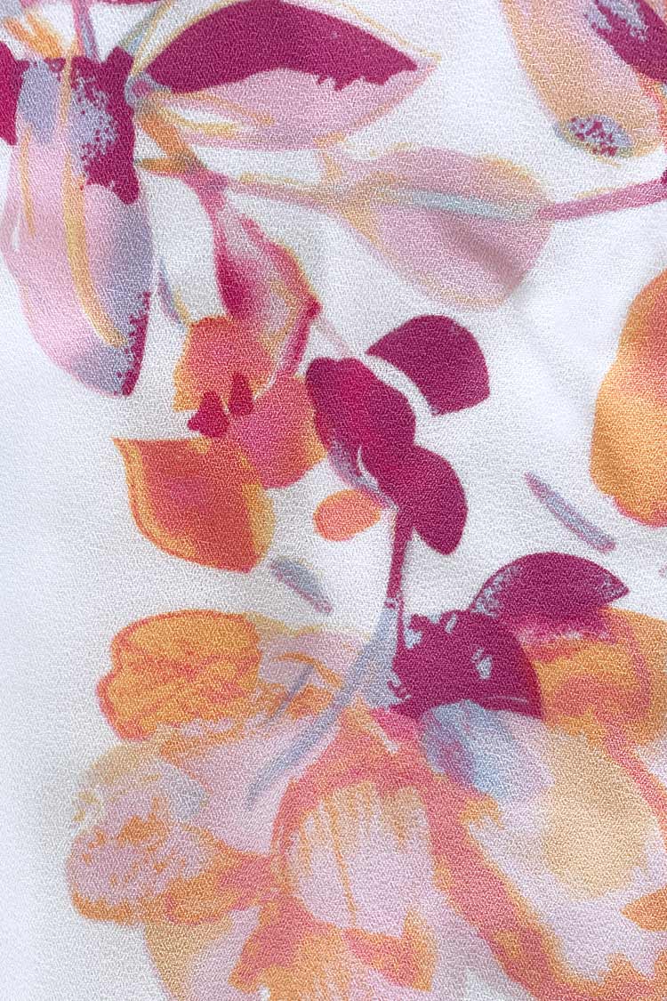 Vestido de verano con mangas anchas de estampado floral