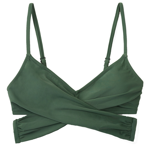 Elliott Wrap Tie Back Bikini Top