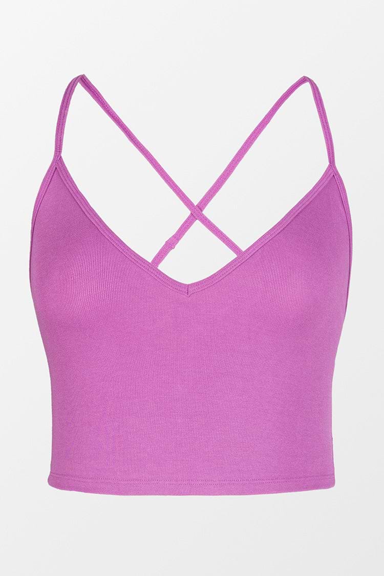 Crop Top à col en V