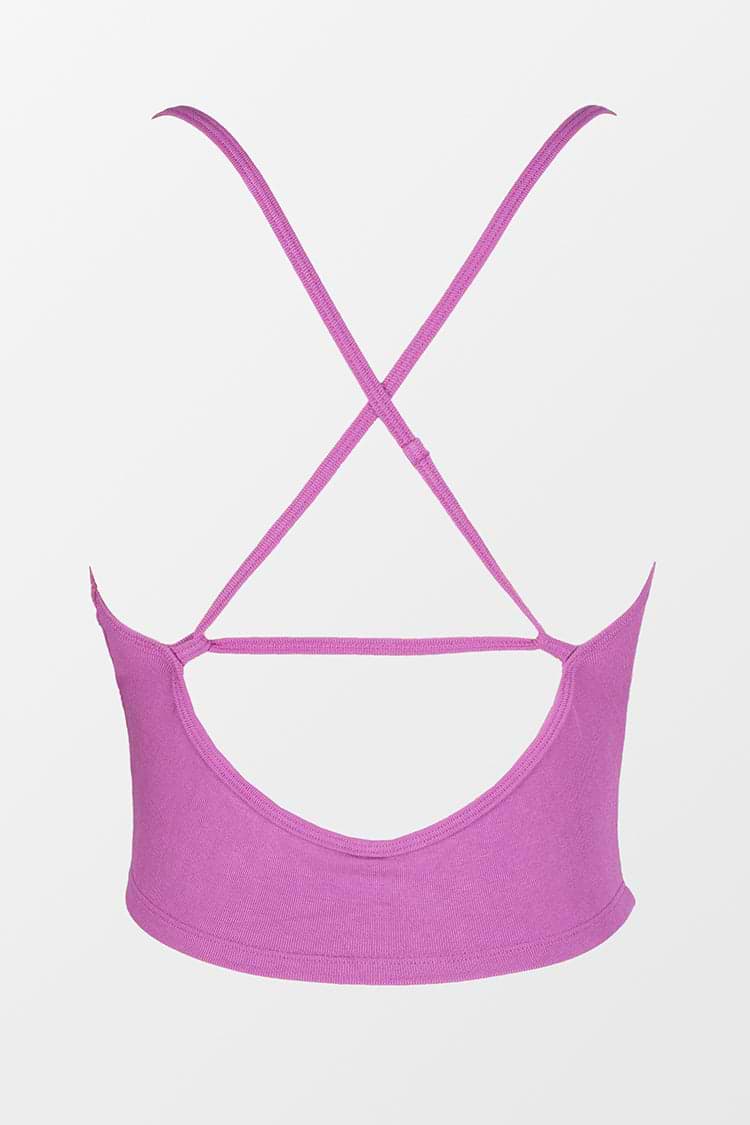 Crop Top à col en V