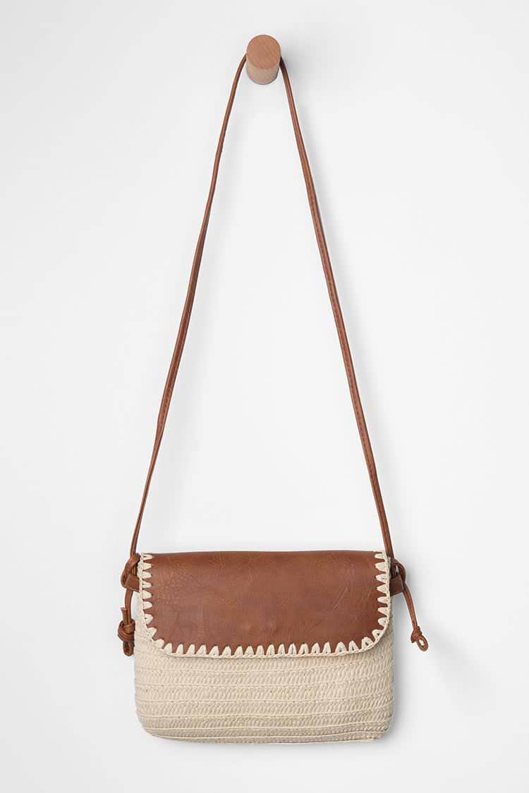 Bova Braided Solid Shoulder Bag