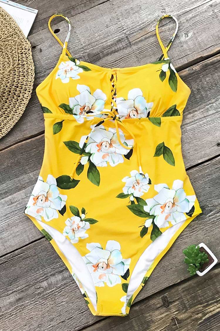 Une-pièce Floral Ensoleillé