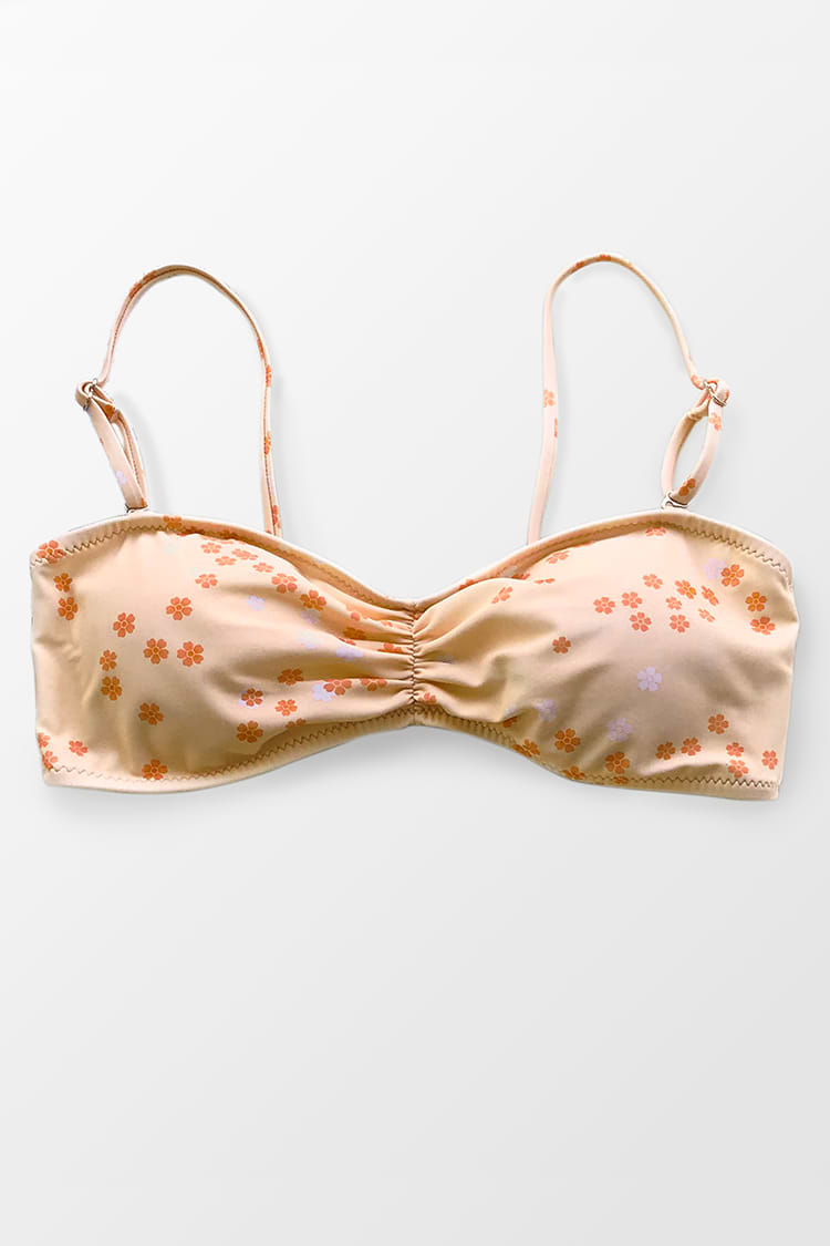 Schöner Schatz-Druck Bandeau Bikini Oberteil