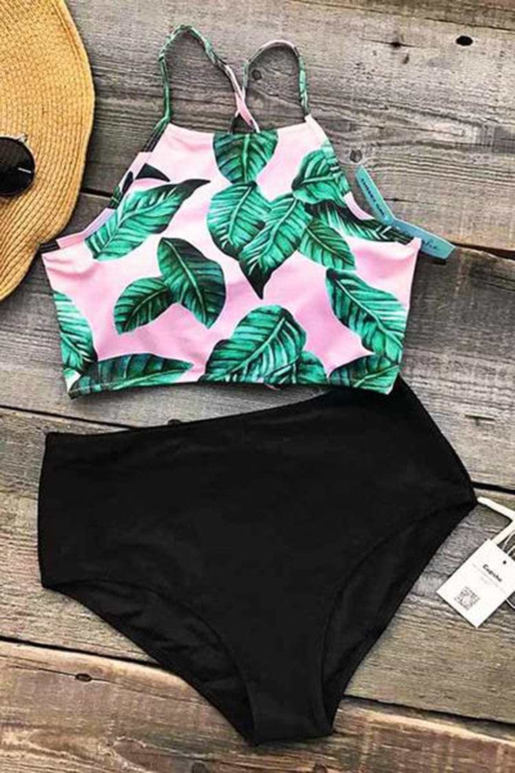 Herbal Tea Leaves Bikini Set