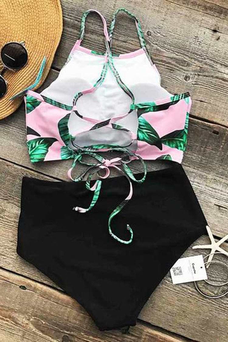 Herbal Tea Leaves Bikini Set