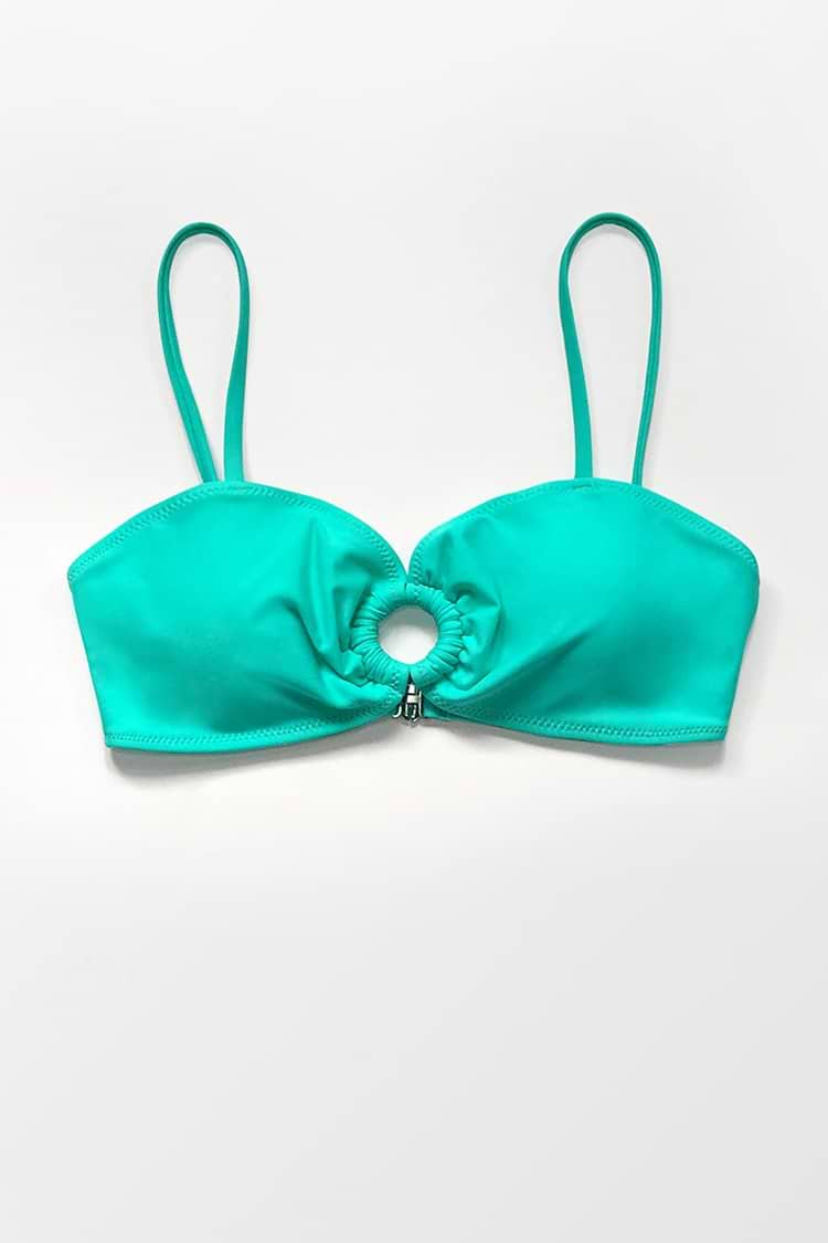 Mint O-Ring Bikini Oberteil