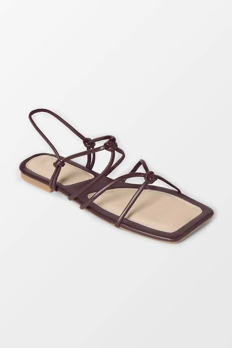 Sandalias Flirt Square Toe de doble tira