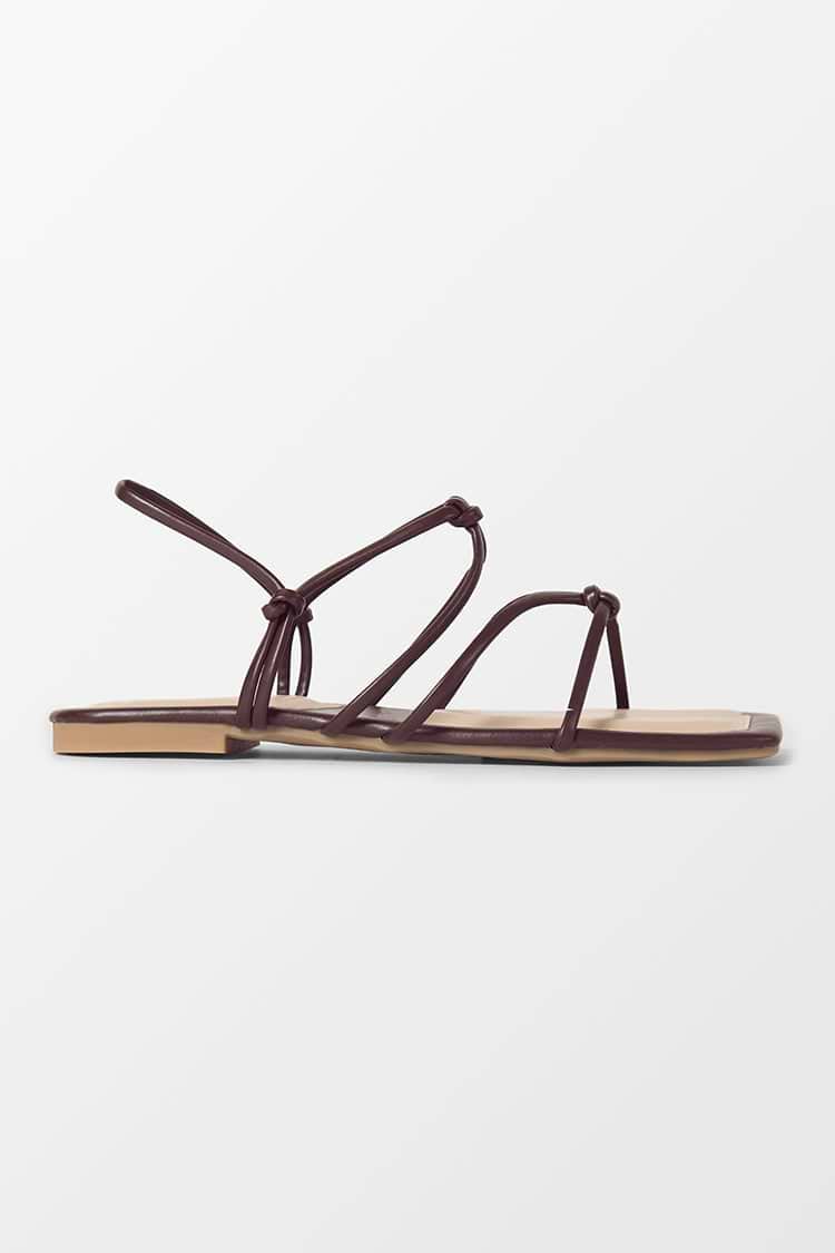 Sandalias Flirt Square Toe de doble tira