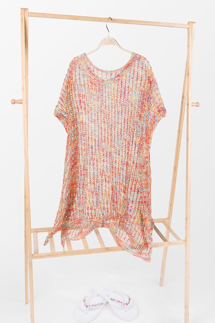 Jillian V-neck Crochet Loose Waisted Kaftan