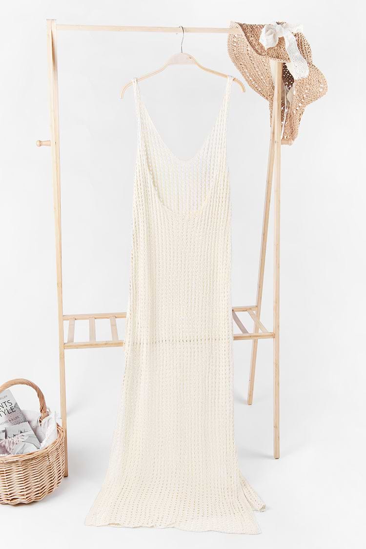 Rückenfreies Cover-Up mit V-Ausschnitt